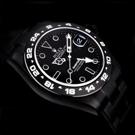 rolex se explorer ii stealth ghost by bamford watch dept|bamford custom Rolex.